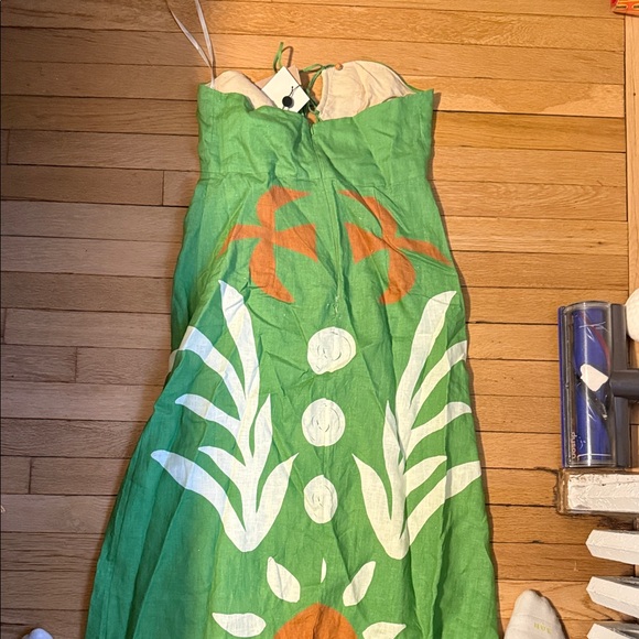 Cala De La Cruz Roge Dress size L - Picture 5 of 6